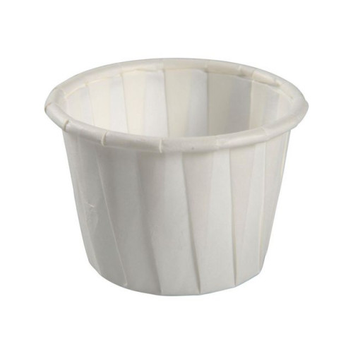 Abena Plissébägare Ø4,4cm 30ml vit 250/fp
