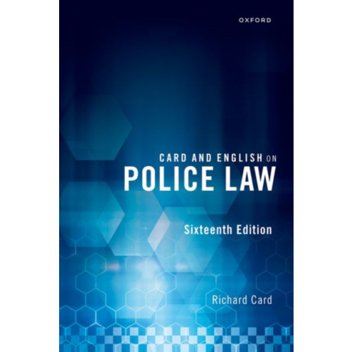 Oxford University Press Card and English on Police Law (häftad, eng)