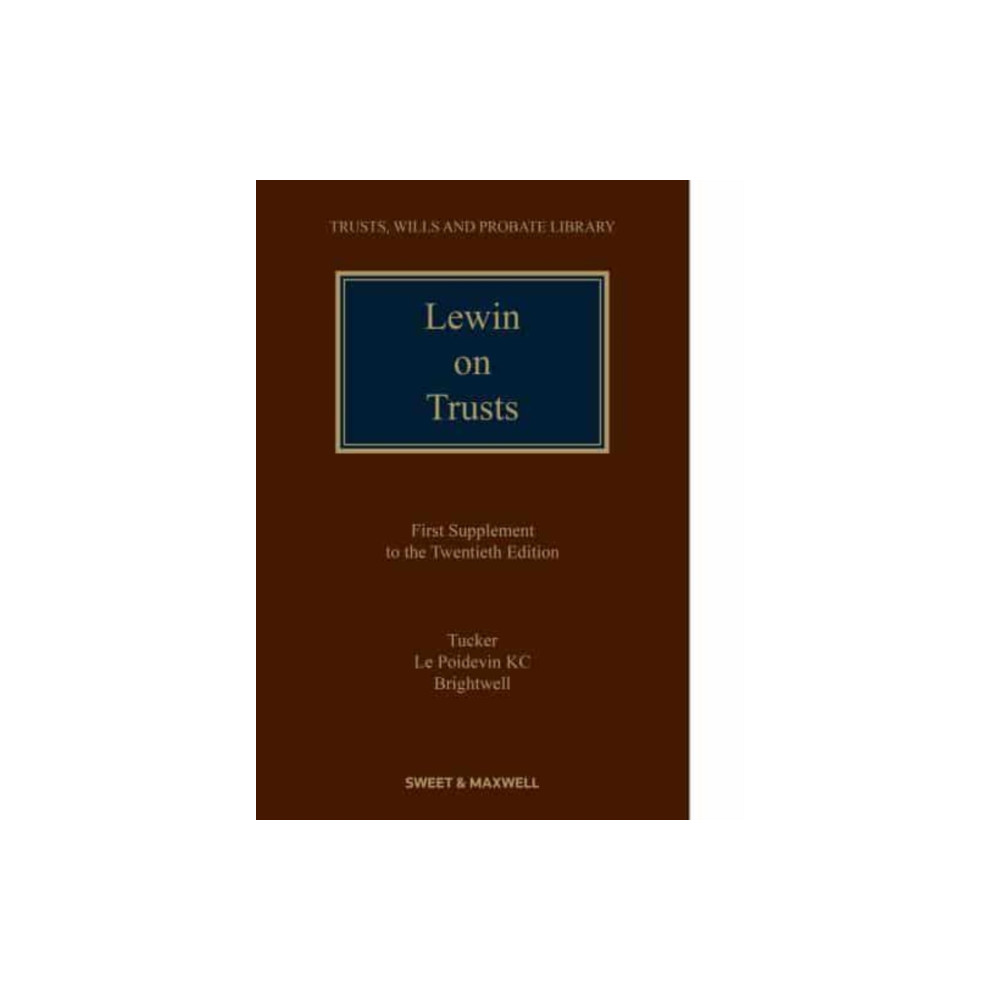 Produktbild för Lewin on Trusts (häftad, eng)