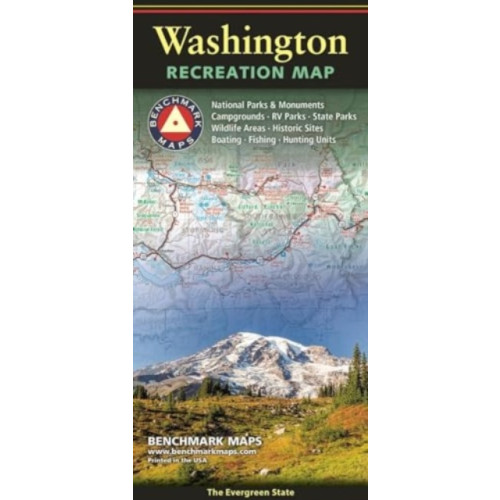 Benchmark Maps Washington Recreation Map