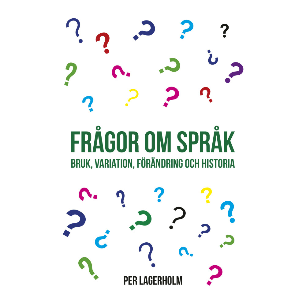 Produktbild för Frågor om språk : bruk, variation, förändring och historia (inbunden)