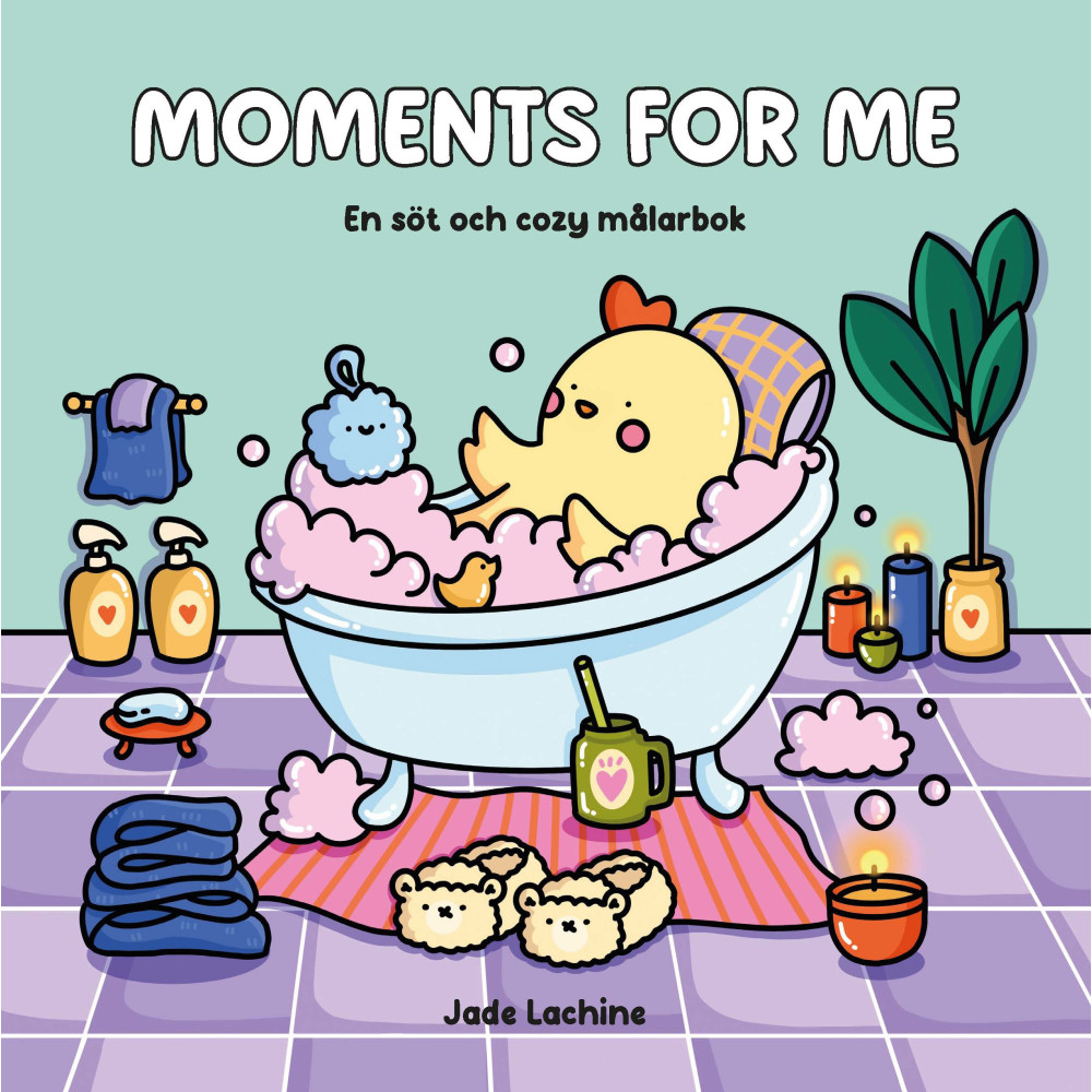 Produktbild för Moments for Me. En söt och cozy målarbok (häftad)