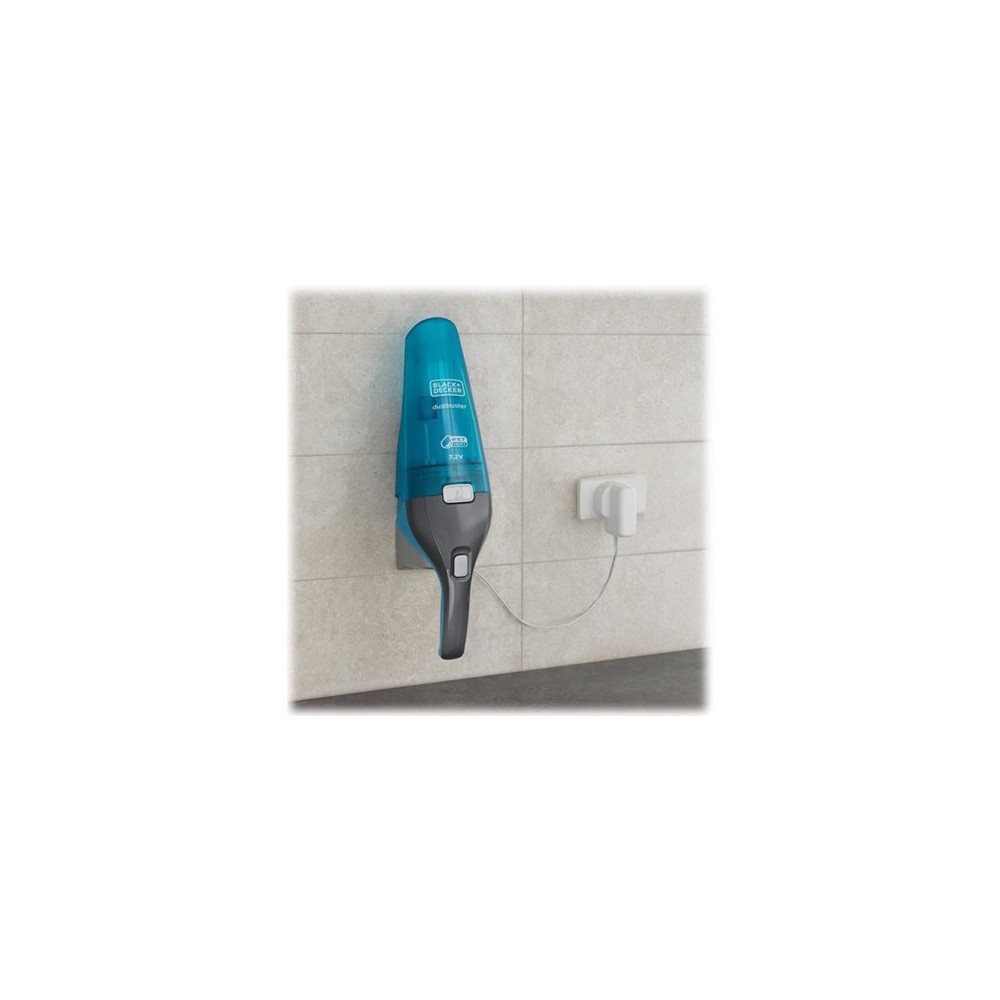 Produktbild för BLACK+DECKER DustBuster WDC215WA - dammsugare - sladdlös - handhållen - blå/titan