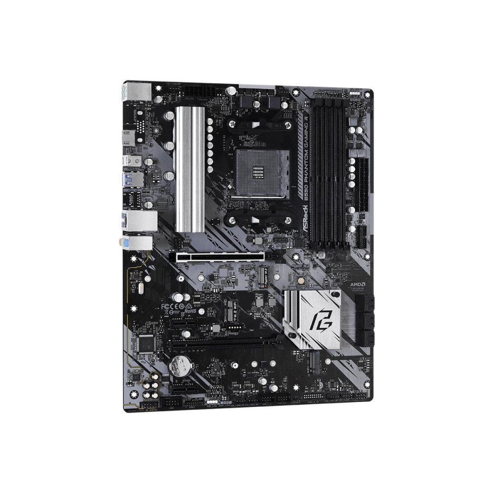 Produktbild för ASRock B550 Phantom Gaming 4 - moderkort - ATX - Socket AM4 - AMD B550