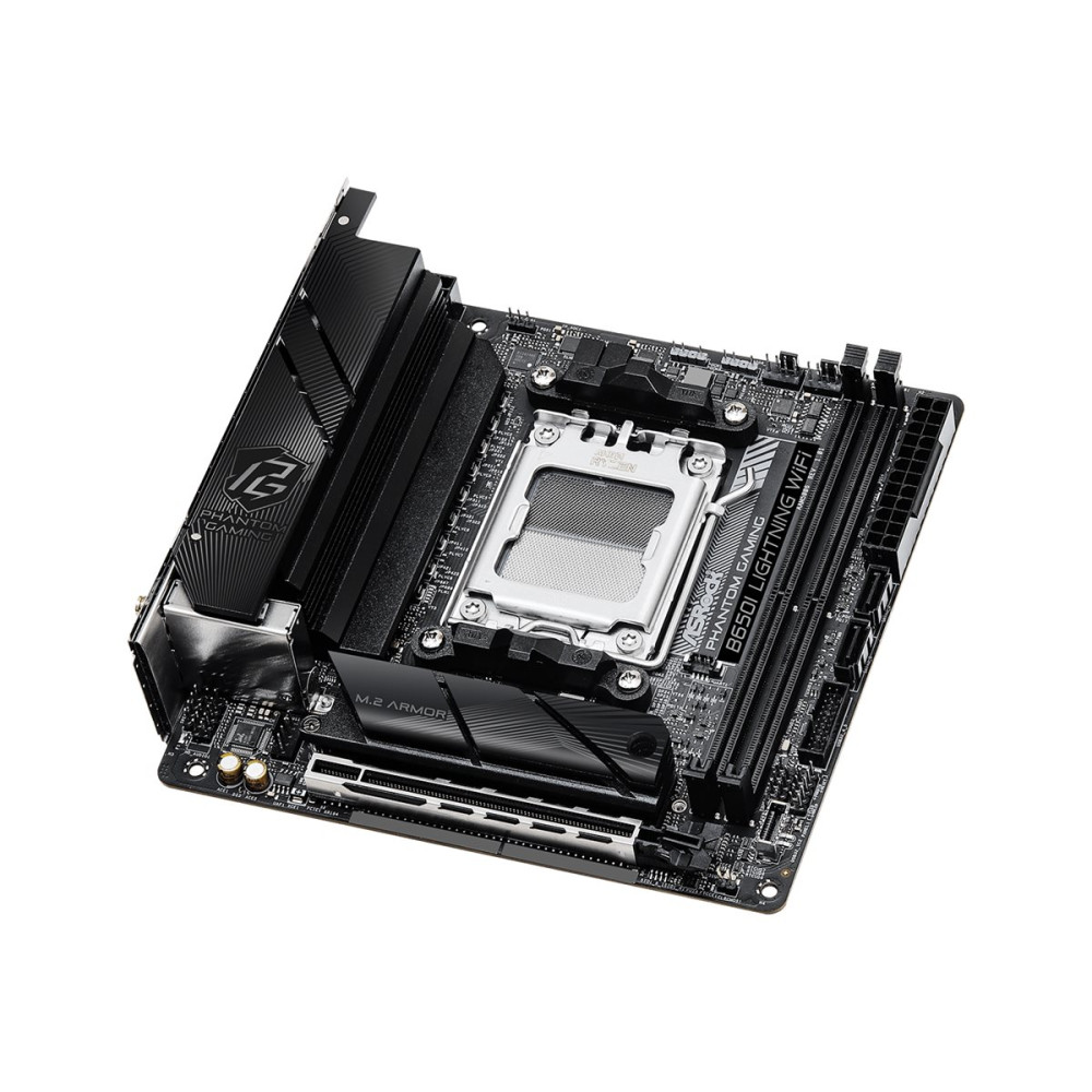 Produktbild för ASRock Phantom Gaming B650I Lightning WiFi - moderkort - mini ITX - Socket AM5 - AMD B650