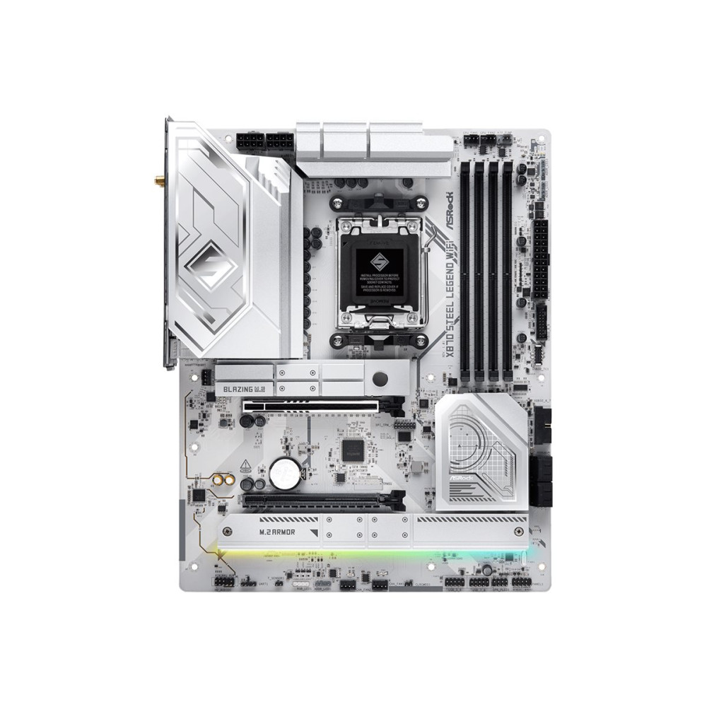 Produktbild för ASRock X870 Steel Legend WiFi - moderkort - ATX - Socket AM5 - AMD X870