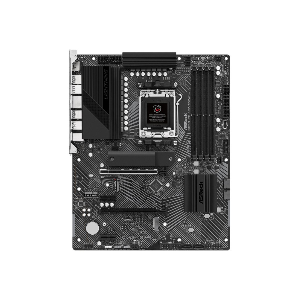 Produktbild för ASRock B650 PG Lightning - moderkort - ATX - Socket AM5 - AMD B650