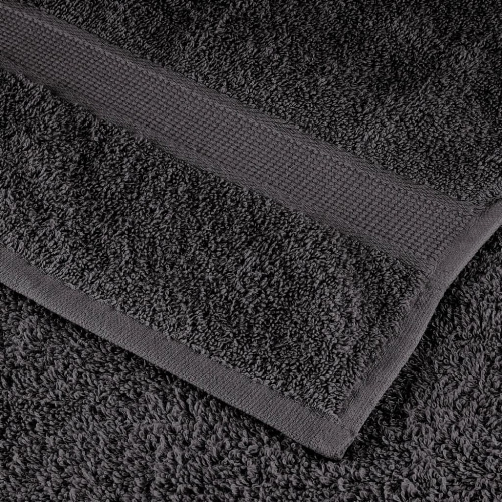 Produktbild för Premium tvättlappar SOLUND 50 st antracit 15x21cm 600gsm