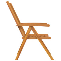 Produktbild för Trädgård Stol 6 pcs Brun 57 x 72 x 109 cm Massivt Akaciaträ