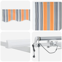 Produktbild för Markis tyg Flerfärgsdesign 300 x 250 cm Polyester