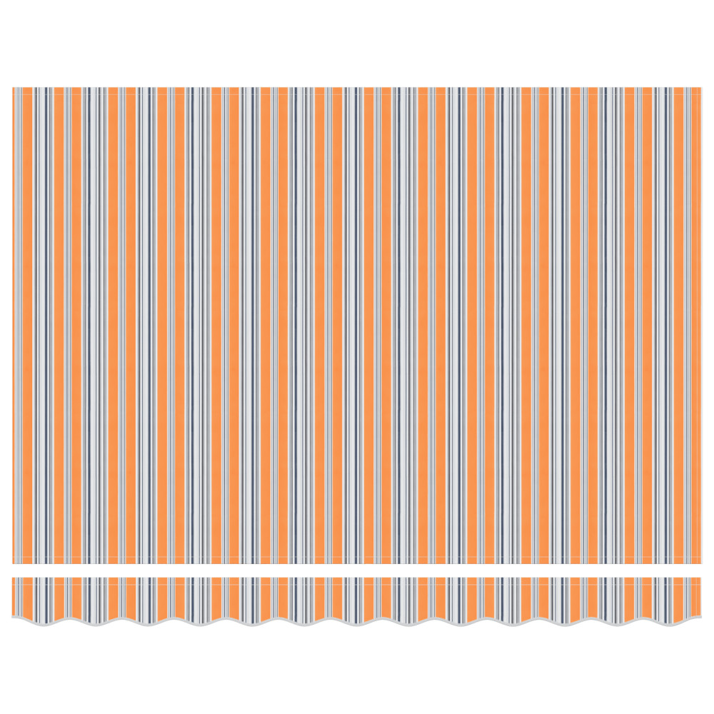 Produktbild för Markis tyg Flerfärgsdesign 300 x 250 cm Polyester