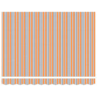 Produktbild för Markis tyg Flerfärgsdesign 300 x 250 cm Polyester