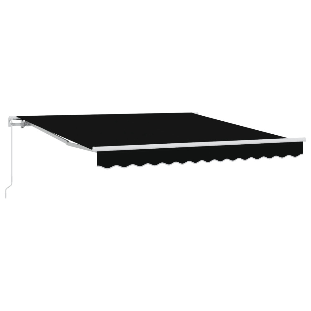 Produktbild för Utdragbar markis Svart 300 x 250 x 165 cm