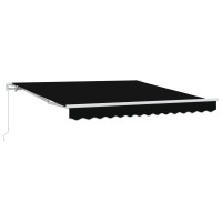 Produktbild för Utdragbar markis Svart 300 x 250 x 165 cm