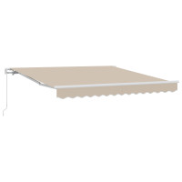Produktbild för Utdragbar markis Beige 300 x 250 x 165 cm