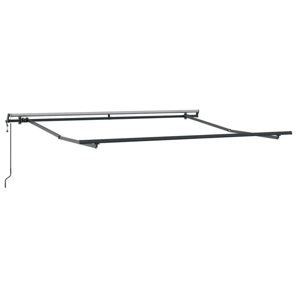 Produktbild för Utdragbar markis Beige 300 x 250 cm Duk och Aluminium