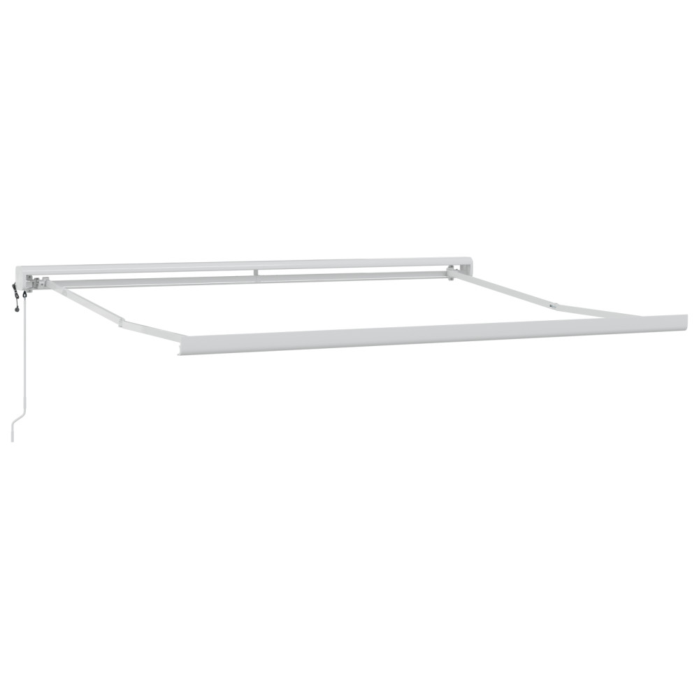 Produktbild för Utdragbar markis Beige 300 x 250 x 165 cm Tyg och Metall