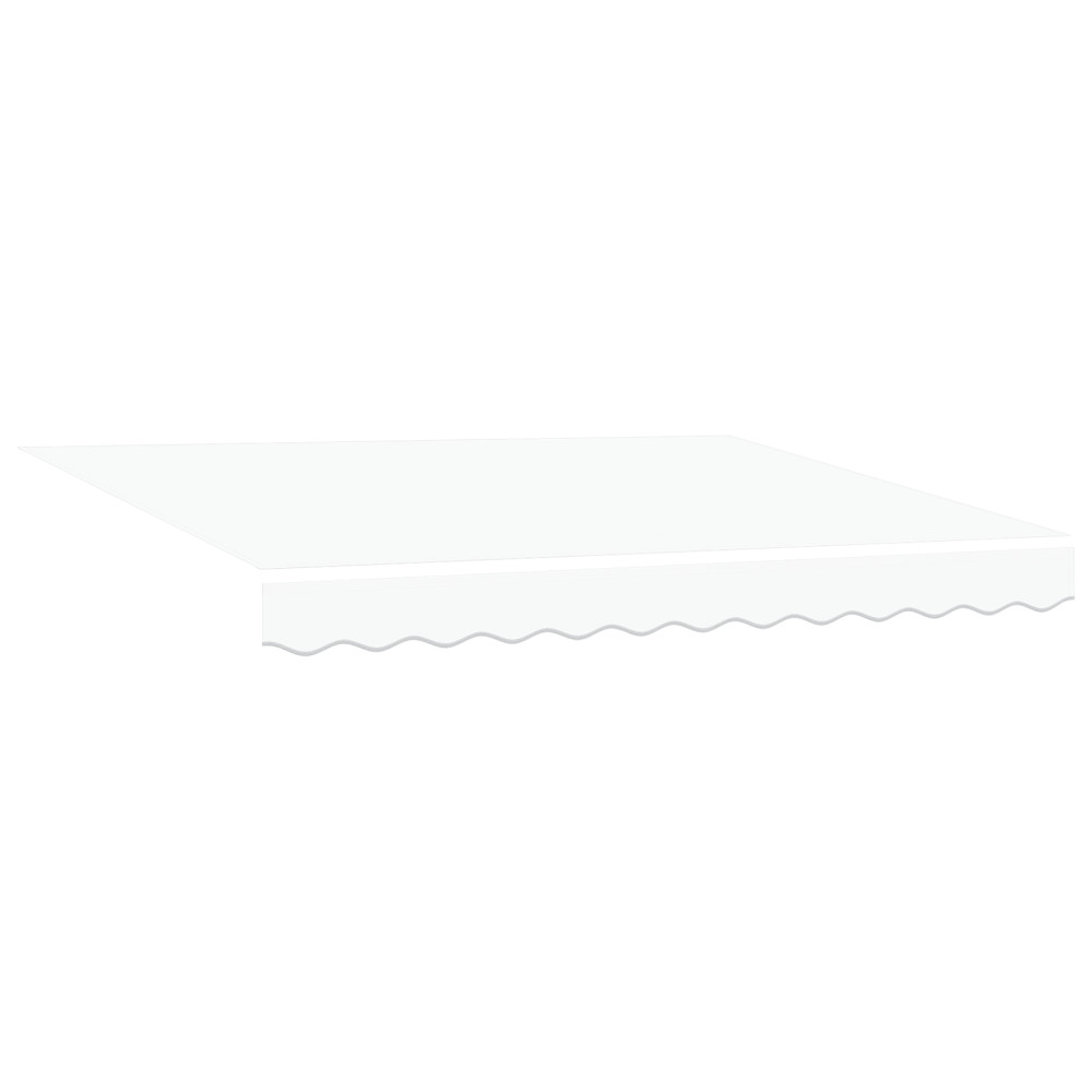 Produktbild för Utdragbar markis Vit 300 x 250 cm Duk och Aluminium
