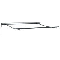 Produktbild för Utdragbar markis Vit 300 x 250 cm Duk och Aluminium