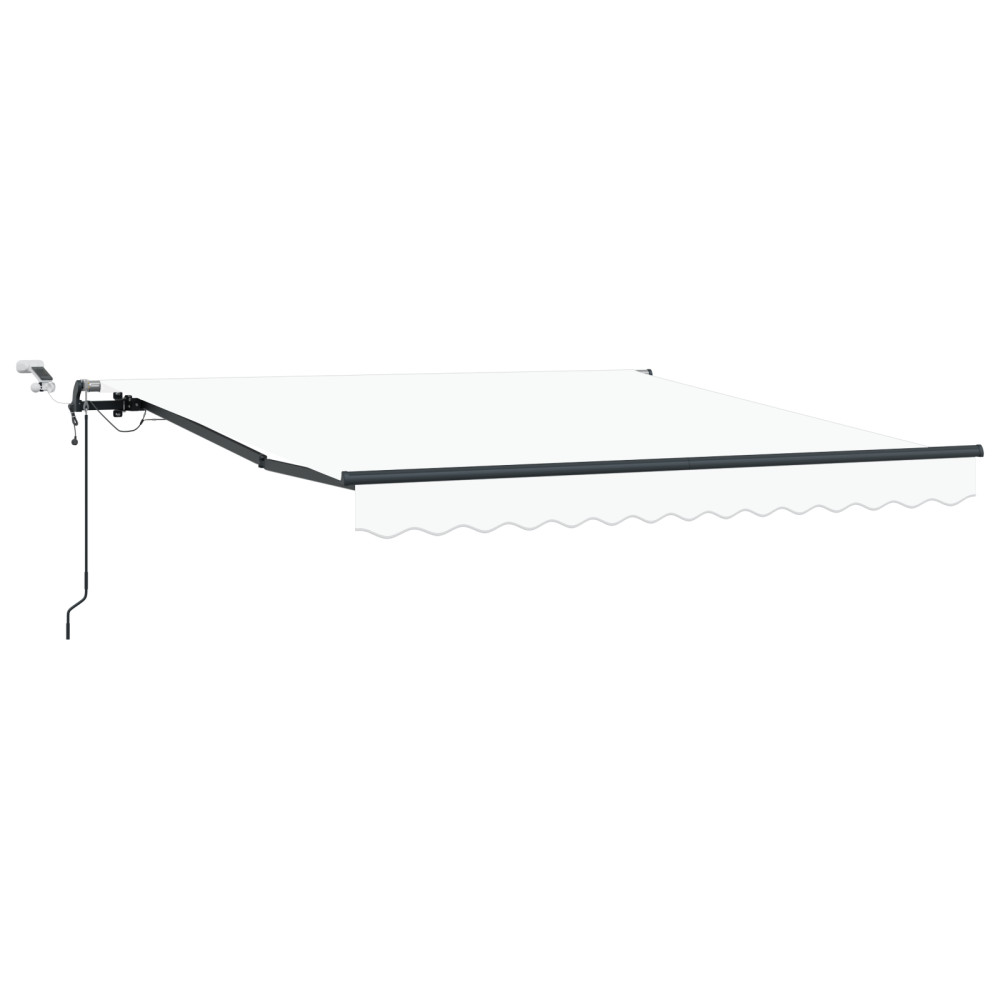 Produktbild för Markis tyg Vit 300 x 250 cm Polyester