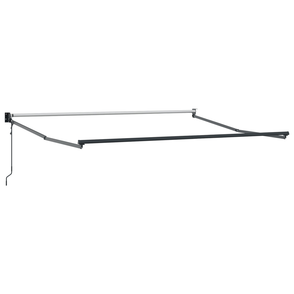 Produktbild för Markis Vit 300 x 250 x 165 cm Polyester och metall