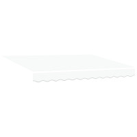 Produktbild för Utdragbar markis Vit 300 x 250 x 165 cm Tyg och Metall