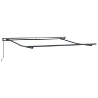 Produktbild för Utdragbar markis Beige 350 x 250 cm Polyester och aluminium