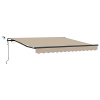 Produktbild för Markis tyg Beige 350 x 250 cm Polyester
