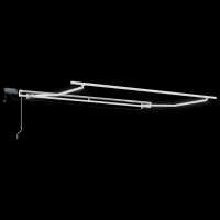 Produktbild för Utdragbar markis Röd 350 x 250 cm Duk och Aluminium