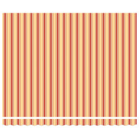 Produktbild för Utdragbar markis Gul och Orange 400 × 300 cm Polyester
