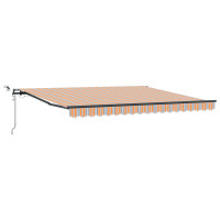 Produktbild för Markis tyg Flerfärgsdesign 400 × 300 cm Polyester