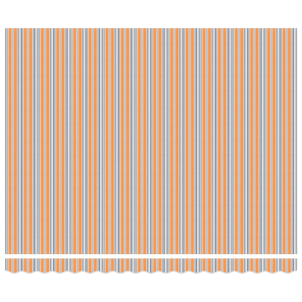 Produktbild för Markis tyg Flerfärgsdesign 400 × 300 cm Polyester