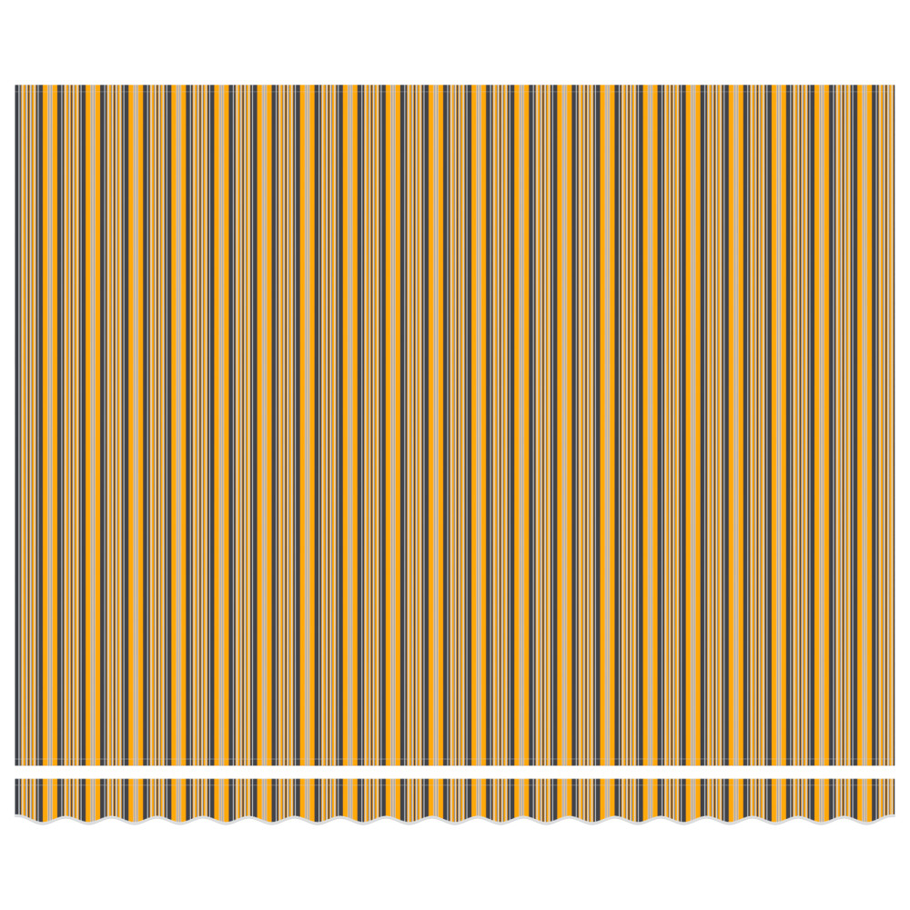 Produktbild för Utdragbar markis Flerfärgsdesign 400 × 300 cm Polyester