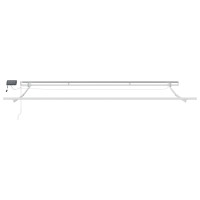 Produktbild för Utdragbar markis Svart 400 × 300 cm Duk och Aluminium