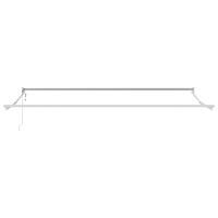 Produktbild för Markis Svart 400 × 300 cm Polyester och metall
