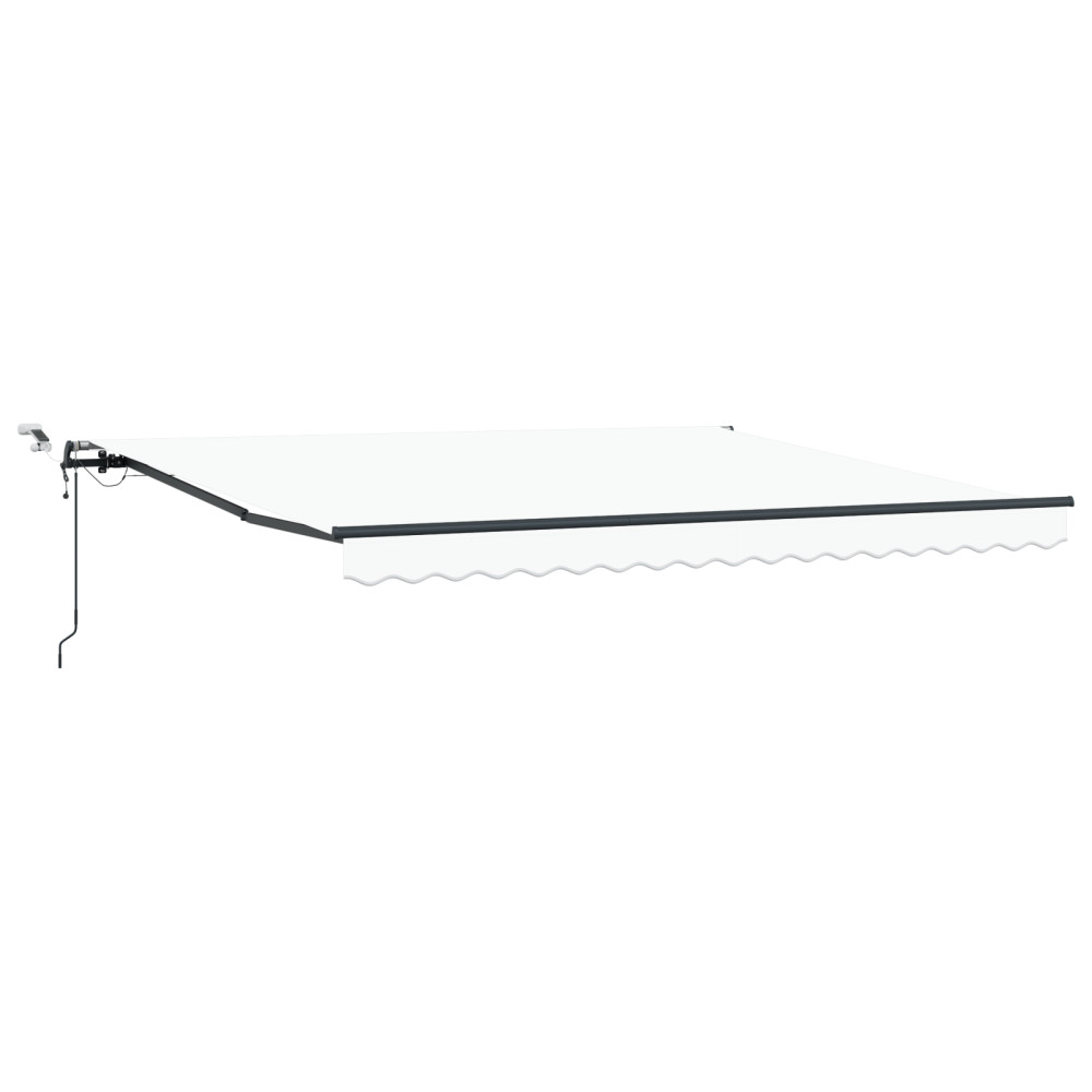Produktbild för Markis tyg Vit 400 × 300 cm Polyester