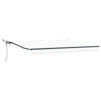 Produktbild för Markis tyg Vit 400 × 300 cm Polyester