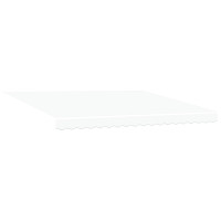 Produktbild för Markis tyg Vit 400 × 300 cm Polyester