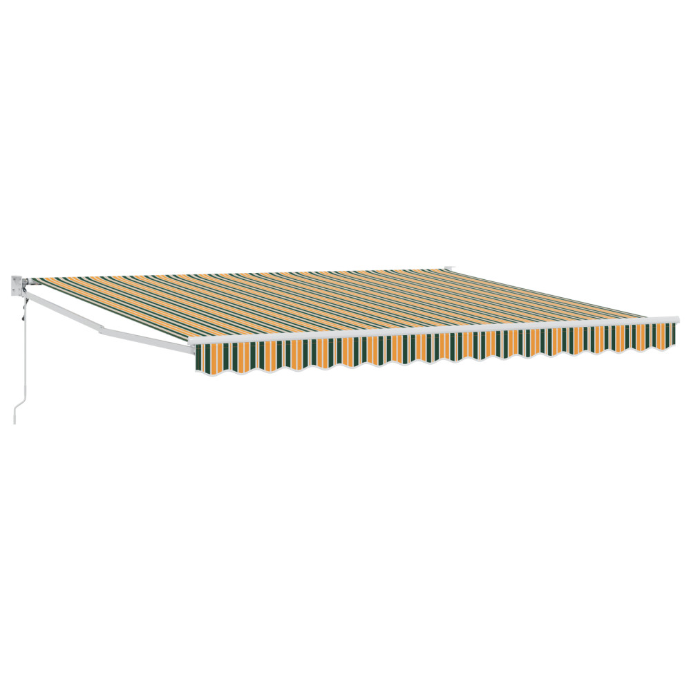 Produktbild för Markis Flerfärgsdesign 400 × 300 cm Polyester och metall