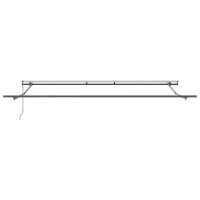 Produktbild för Utdragbar markis Vit 400 × 350 cm Duk och Aluminium