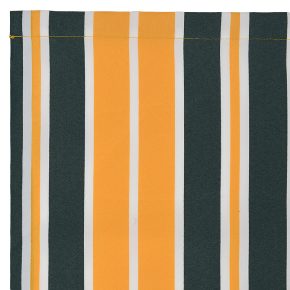 Produktbild för Utdragbar markis Grön och Vit 400 x 350 x 165 cm