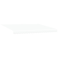 Produktbild för Utdragbar markis Vit 450 × 300 cm Duk och Aluminium