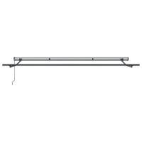 Produktbild för Utdragbar markis Vit 450 × 300 cm Polyester och aluminium