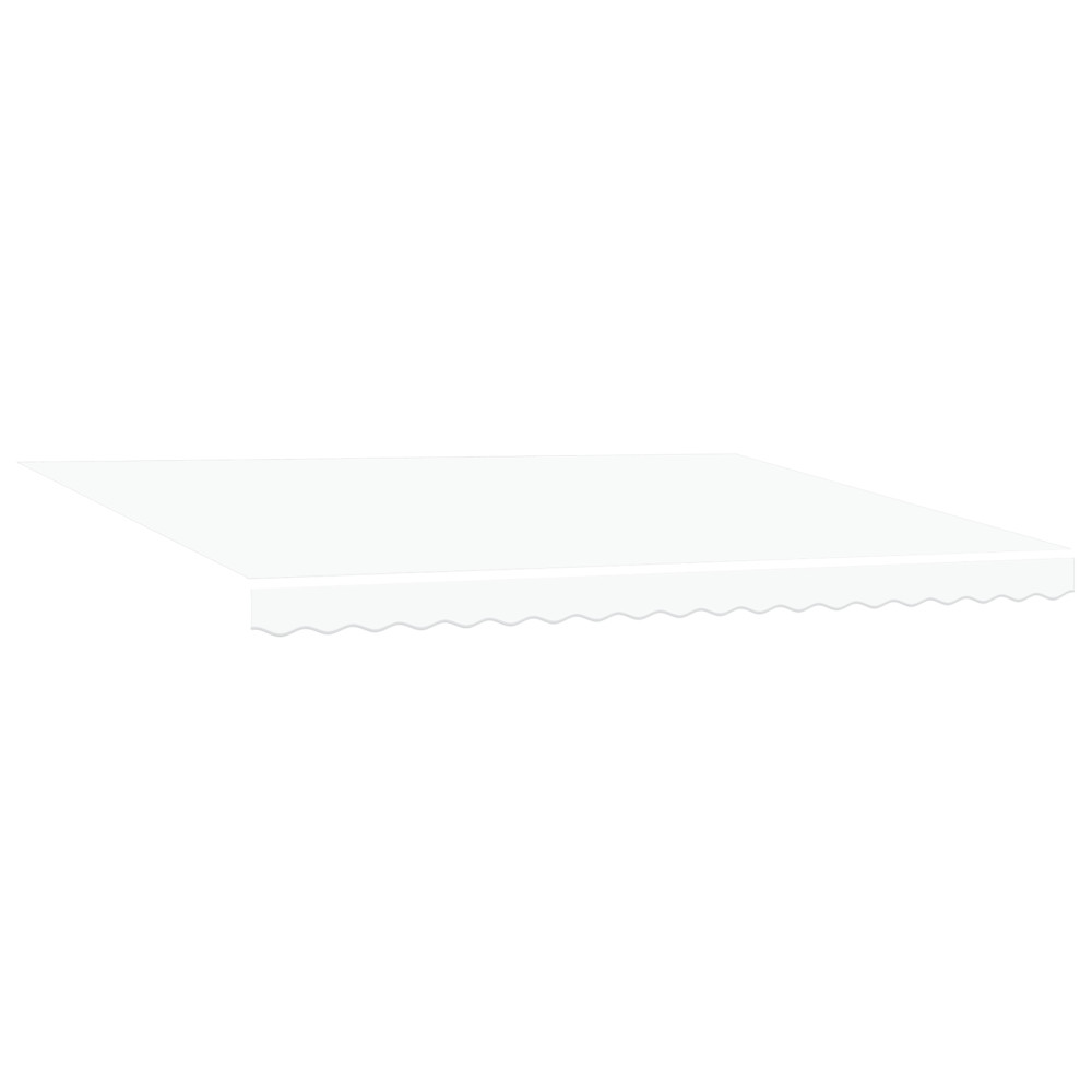Produktbild för Utdragbar markis Vit 450 × 300 cm Duk och Aluminium