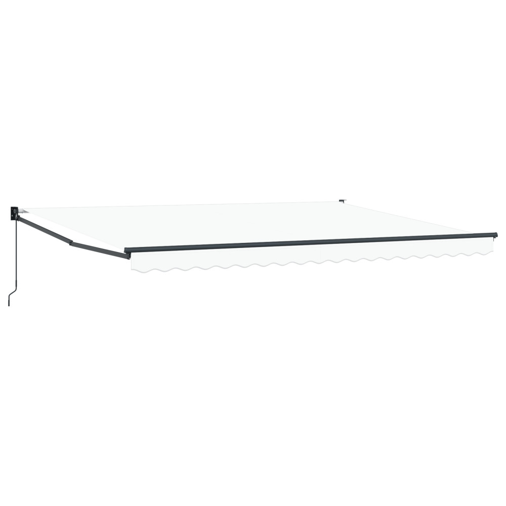 Produktbild för Utdragbar markis Vit 450 x 300 x 165 cm
