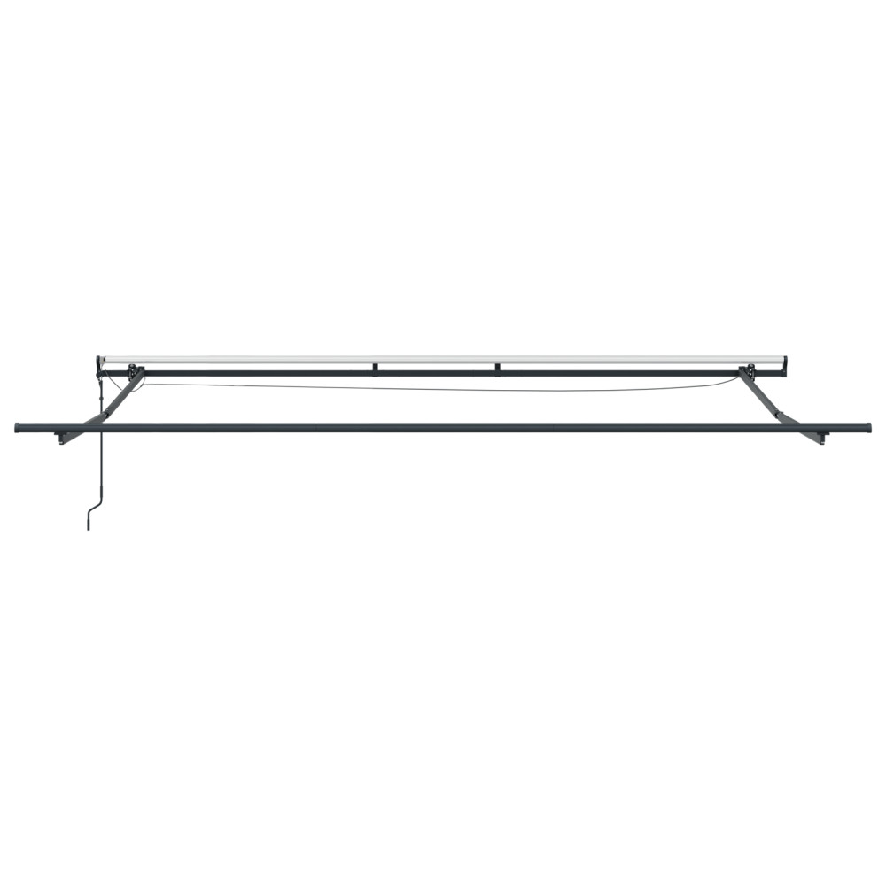 Produktbild för Utdragbar markis Ljusgrå 450 × 300 cm Polyester