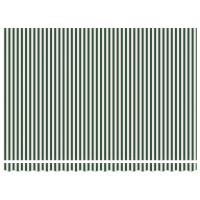 Produktbild för Utdragbar markis Grön och Vit 450 x 300 x 165 cm