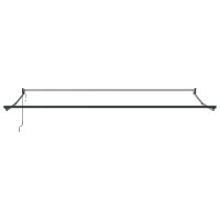 Produktbild för Utdragbar markis Grön och Vit 450 x 300 x 165 cm