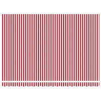 Produktbild för Utdragbar markis Röd och Vit 450 × 350 cm Polyester