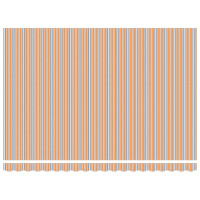 Produktbild för Utdragbar markis Flerfärgsdesign 450 × 350 cm Duk och Aluminium